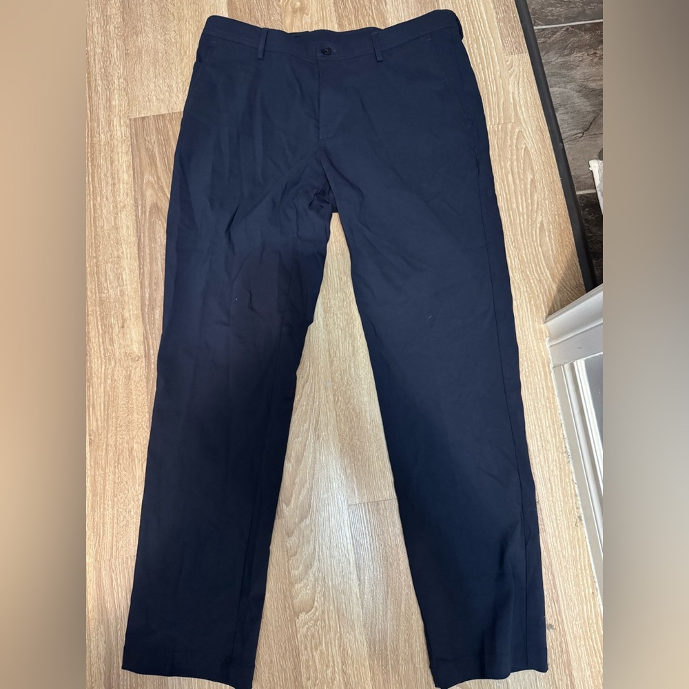 Perry Ellis Men's Dark Blue Dress Pants